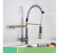 Kitchen Faucet with 360° Swivel Pull Down Spout, Dual Function Mixer for Cold & Hot Water, Short Design, Stylish Finish, Modern Upgrade, Easy Installation