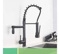 Kitchen Faucet with 360° Swivel Pull Down Spout, Dual Function Mixer for Cold & Hot Water, Short Design, Stylish Finish, Modern Upgrade, Easy Installation