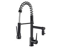 Kitchen Faucet with 360° Swivel Pull Down Spout, Dual Function Mixer for Cold & Hot Water, Short Design, Stylish Finish, Modern Upgrade, Easy Installation