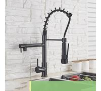 Kitchen Faucet with 360° Swivel Pull Down Spout, Dual Function Mixer for Cold & Hot Water, Short Design, Stylish Finish, Modern Upgrade, Easy Installation