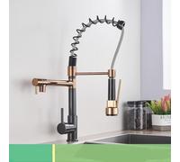 Kitchen Faucet with 360° Swivel Pull Down Spout, Dual Function Mixer for Cold & Hot Water, Short Design, Stylish Finish, Modern Upgrade, Easy Installation