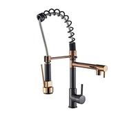 Kitchen Faucet with Pull Out Sprayer, 360° Rotation, Single Handle, Durable Brass, Easy Installation, Modern Design for Home Kitchen