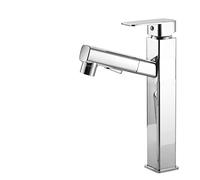 Kitchen Faucet with Pull Out Sprayer, Dual Function Mixer Tap for Bathroom Sink, Elegant Design, Easy Installation, Water Saving