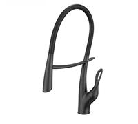 Kitchen Faucet with Pull Out Sprayer, White Kitchen Faucet Brass, Kitchen Sink Faucet, One Handle Kitchen Faucet 360° Rotary, Mixer Angle, White,