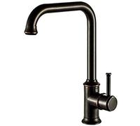 Kitchen Faucets Continental Bronze Black Faucet Pure Copper Antique Hot and Cold Water Under The Stage Basin