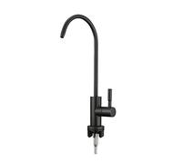 Kitchen Faucets Water Filter Faucet,Black Gooseneck Drinking Stainless Steel