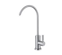 Kitchen faucets, Water Filter Faucet Gooseneck Single Lever Reverse Osmosis for Sink,Black(Brushed)