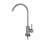 Kitchen Faucets Water Filter Faucet,Single Cold Gooseneck Sink,Rose Gold(Brushed)