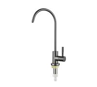 Kitchen Faucets Water Filter Faucet,Single Cold Gooseneck Sink Water Filter Faucet,Rose Gold(Gris)