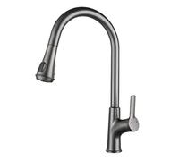 Kitchen faucets with Pull Down Sprayer,LED Digital Temperature Display Kitchen Sink Faucet,Two Water Outlet Methods,Brass Kitchen Faucet with Sprayer,Kitchen Sink faucets,Faucet for Kitchen Sink