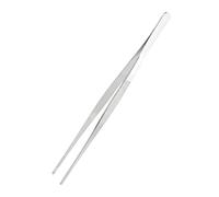 Kitchen Fine Chef Tweezers - Stainless Steel Cooking Tweezer Tongs with Precision Serrated Tips for Food, Cake Decorating, Salad, Pasta & Air Fryer, Professional Kitchen Tweezers | (12 Inch)