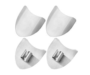 Kitchen Finger Safety, Adjustable Hand Protection Set, Food Prep Cutting Guards, Versatile Shielded Design, Secure Wear Comfort Feature, for Home Meal Prep Vegetables Fruits Cooking Tasks