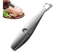 KITCHEN FISH BONE | STAINLESS STEEL COOKING KITCHEN - Easily tackle permanent slouching tasks for cooking, meat hair, salmon and trout. B. Meat hair, poultry , fish bone. Finest material flat