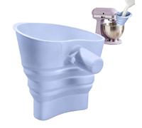 Kitchen Flour Funnel Attachment,Easy-Pour Foldable Silicone - Stand Mixer Funnel Attachment - for Food Prep Baking Cookie Making Commercial Restaurant Home