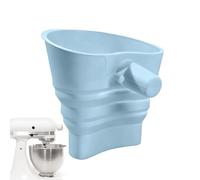 Kitchen Flour Funnel Attachment | Silicone Foldable Anti-Splash Kitchen Gadgets - Stand Mixer Funnel Attachment,for Restaurant Camping Picnic Home Commercial Food Prep Cookie Making