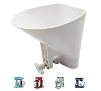 Kitchen Flour Funnel, Handheld Filter Tool, Mixer Attachment with Durable Build, Baking Accessory with Smooth Pouring for Cooking Powder, Culinary Supply, Batter Egg Liquid Dry Wet Ingredient