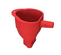 Kitchen Flour Funnel - Silicone Baking Chute for Ingredient Transfer | Anti Spill Design with Dishwasher Safe Material, Powder Filling Tool for Bakery Pastry Making Home Cooking, 5.59x4.53x5.12 inch
