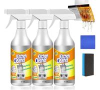 Kitchen Foam Cleaner, 2025 Upgrade All-Purpose Foam Spray for Stubborn Stains, Kitchen Oil Stains, Multi-Purpose Cleaner for Pots and Pans (3)