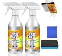 Kitchen Foam Cleaner, 2025 Upgrade All-Purpose Foam Spray for Stubborn Stains, Kitchen Oil Stains, Multi-Purpose Cleaner for Pots and Pans (2)