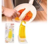 Kitchen Food Grade Silicone Spatula - 2024 Food Grade Silicone Rubber Spatula Set Kitchen Utensils - Flexible Silicone Spatula Mini Spatula Non Stick Scraper (1, Yellow)