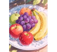 Kitchen Fruit Bananas 500 Piece Jigsaw Puzzles for Adults, Fun jigsaw puzzles 500 pieces, Challenging Puzzle Perfect for Game Nights, Finished Puzzle Size is 52x38cm