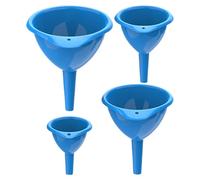 Kitchen Funnel Set - 4X Heat Proof Transferring Tools, Multi Use Liquid Powder Oil Funnels, Cooking Accessory | Home Kitchens Baking Cookings for Home Kitchen Baking