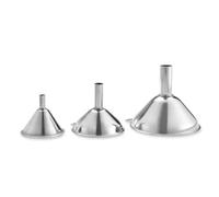 Kitchen Funnel - Transfer Funnels, Stainless Steel Dispensing Cones | 3 Pieces Small Bottle Funnels, Stainless Steel Funnel Set for Transferring Liquid, Oils, Jam, Dry Ingredients Powder