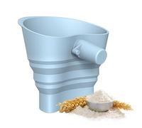 Kitchen Funnels,Tilt-Head Silicone Baking Tools,Powder Funnel Stand Mixer Attachment - for Cooking Food Prep Making Cake Pancakes Restaurant Households Bakery Pastry Chefs