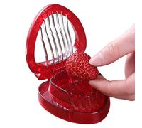 Kitchen Gadget for Slicing Strawberries, Fruit Slicer | Fruit Slicer Egg Slicer Stainless Steel | Vegetable Slicer, Manual Tool for Chopping Cherry Tomatoes for Topping