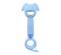 Kitchen Gadgets 2025 New Purpose Beverage 4 in 1 Can Opener Lid Opener Kitchen Tool Outdoor Bottle Wall Mounted (Blue, One Size)