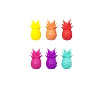 Kitchen Gadgets 5 Sets Wine Glass Silicone Pineapple Mark Distinguisher Party Fruit Shape Cup Mark