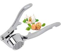 Kitchen Garlic Press, 4 in 1 Garlic Mincer Grinder, Easy to Squeeze and Clean Garlic Press Crusher, Garlic Chopper Mincer for Nut and Garlic