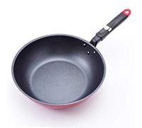 Kitchen Gourmet Making pan,Frying Pan,Cookware,Wok,Aluminum,Non-scalding Handle, Suitable for a Variety of stoves, Including Induction cookers, Easy to Clean Co