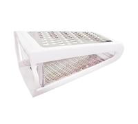 Kitchen Grater, Double-Sided Stainless Steel Food Grater, Herb Cutter with a Collection Container, Versatile for Ginger, Chocolate, Nuts, Restaurant, Camping, Home and Picnic
