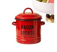 Kitchen Grease Container | Large Capacity Oil Storage Pot - Bacon Fat Catcher With Filter, For Holidays Camping Restaurant Frying Cooking Preparation