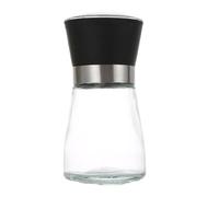 Kitchen Grinder Manual Pepper Grinder Spice Storage Jar Ceramic Grinding Core Salt Pepper(Black)