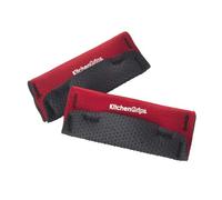Kitchen Grips "FLXaPrene" Rectangular Pot Handle, Black/Red, 2-Piece