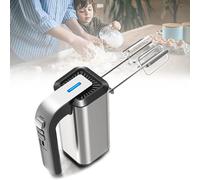 Kitchen Hand Mixer Electric- 450W Turbo Boost/Self-Control Speed + 5 Speed + Eject Button + Stainless Steel Accessories- Easy Whipping Dough, Cream- For Home Baking Essentials