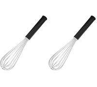 Kitchen Heavy Duty Ballon Whisk 12" - Utensil for Blending, Cooking, Baking, Mixing DA043 (Pack of 2)
