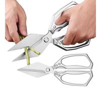 Kitchen Heavy Duty Kitchen Shears | Poultry Bone and Fish 2 Pieces for Chicken, Meat, Nuts, BBQ, Seafood, Bakers, Cooking Tule, P