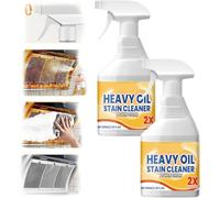 Kitchen Heavy Oil Cleaner,2025 Powerful Oil Enemy Foaming Cleaner,All Purpose Kitchen Cleaning Agent,Heavy Duty Degreaser Cleaners Spray,Pots and Pan Grease Cleaners (2)