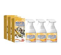 Kitchen Heavy Oil Cleaner,Powerful Oil Enemy Foaming Cleaner,All Purpose Cleaning Agent, Multifunctional Kitchen Foam Stubborn Stains Remover,Pots And Pan Grease (3)