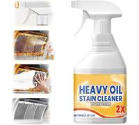 Kitchen Heavy Oil Cleaner, Powerful Oil Enemy Foaming Cleaner, Multifunctional Kitchen Heavy Oils Cleaning Agent, Stubborn Stains Remover, for Range Hoods, Grime & Grease, Kitche Cleaning Agent (1)