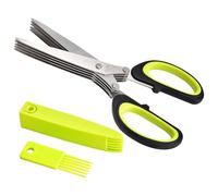 Kitchen Herb Pockets - 5 Layer Stainless Steel Blades, Sharp Multipurpose Helicopter | Dishwasher in Lavastol Culinary Gadget for Preparing 'Salad, Onion Shredding