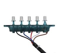 Kitchen Hood Switch Button 5-Function Light Lock | 5-key layout, 3 for ops, 1 light, 1 lock, for versatile kitchen control