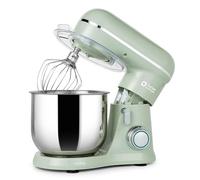 Kitchen in the box Compact Stand Mixer, 3.5L Food Mixer for Small Kitchens | 10 Speeds & 800W, Small Mixer with Dough Hook, Whisk & Beater for 1-2 Person Home Baking, Lightweight for Easy Storage(Green)