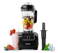 Kitchen in the box High Performance Jug Blender, 2L Large Capacity Smoothie Blenders for Kitchen, Variable Speed Control with Pulse, Smoothie Maker with 8-Leaf 3D Blades, 1500W Easy to Clean (Black)