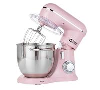 Kitchen in the box Stand Mixer, 6L Electric Food Mixer with 10 Speeds, 1300W Kitchen Appliance for Home Baking, Colorful Design Baking Tool for Bread Dough Cake with Dough Hook, Whisk, Beater (Pink)