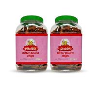 Kitchen Kerala Bitter Gourd Chips 250g Traditional South Indian Snack Mild Bitterness and Savoury Taste Ideal Teatime Snack Pack of 2