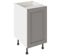 Kitchen Kit Flatpack Shaker Base Cabinet 450mm - Ultra Matt Dust Grey